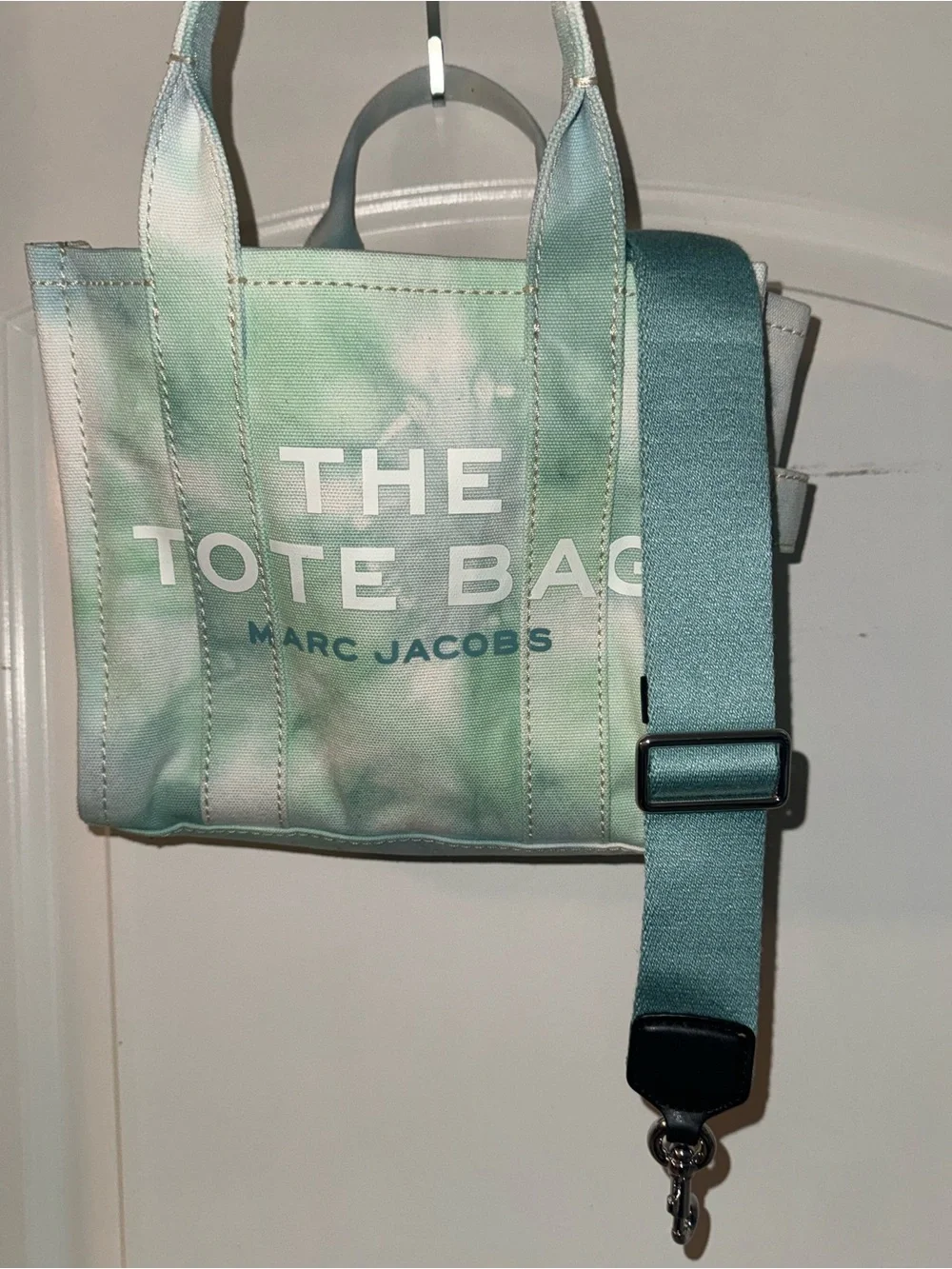 Marc Jacobs The Tote Bag - Mint Tie-Dye Canvas NWT